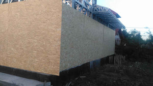 Exterior Cladding for a Metal House with 15mm OSB for a 260 sqm House Project thumbnail