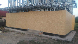 Exterior Cladding for a Metal House with 15mm OSB for a 260 sqm House Project thumbnail