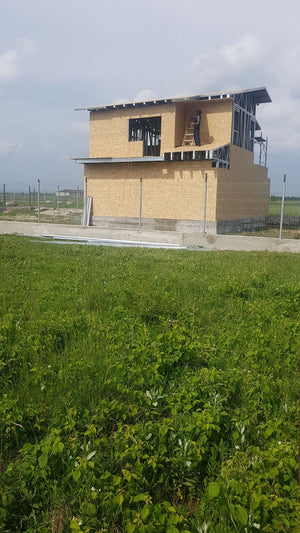 Completion of Exterior OSB Cladding for a Domnesti House Project thumbnail