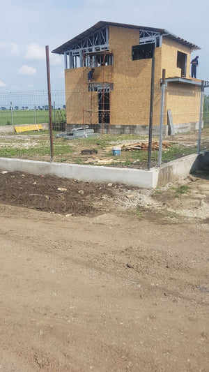 Completion of Exterior OSB Cladding for a Domnesti House Project thumbnail