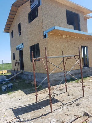 Completion of Exterior OSB Cladding for a Domnesti House Project thumbnail