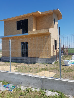 Completion of Exterior OSB Cladding for a Domnesti House Project thumbnail