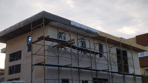 OSB and Extruded Polystyrene Cladding for Parapets and Soffits, Spackle Application thumbnail