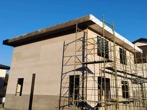 OSB and Extruded Polystyrene Cladding for Parapets and Soffits, Spackle Application thumbnail
