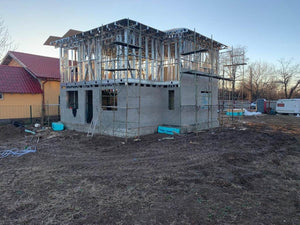 Exterior Cladding with Fibercement for a Metal House with a 162 sqm Area thumbnail