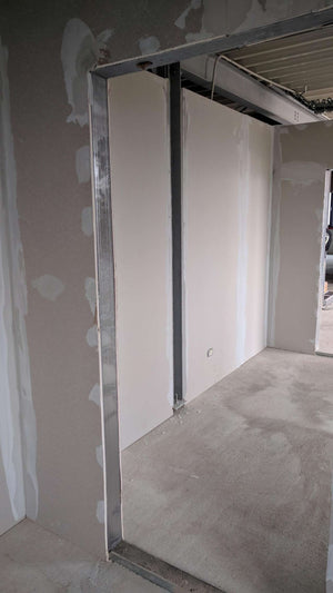 Interior Drywall Cladding for Office Space Project in a Production Hall thumbnail