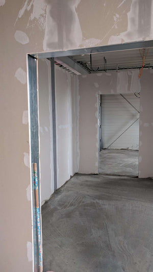 Interior Drywall Cladding for Office Space Project in a Production Hall thumbnail