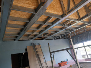 Metal Hall Interior Cladding with Fireproof and Acoustic Drywall thumbnail