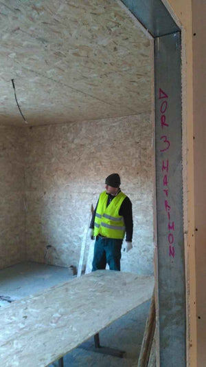 Interior and Exterior OSB Cladding, Installation of Drywall for a 191 sqm House Project thumbnail