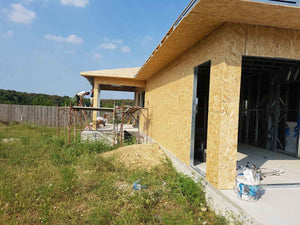 Exterior Cladding with 15mm OSB for a Metal House Project of 174 sqm thumbnail