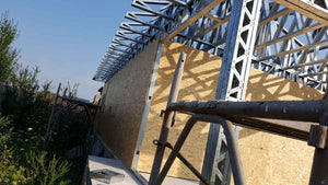 Exterior Cladding with 15mm OSB for a Metal House Project of 174 sqm thumbnail