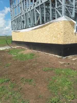 Wall and Roof Cladding with 15mm OSB for a 250 sqm Model House thumbnail