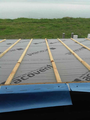 Wall and Roof Cladding with 15mm OSB for a 250 sqm Model House thumbnail