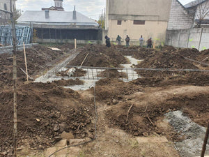 Reinforcement and Formwork for Metal House Foundation Beams thumbnail