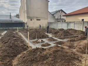 Reinforcement and Formwork for Metal House Foundation Beams thumbnail
