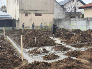 Reinforcement and Formwork for Metal House Foundation Beams thumbnail