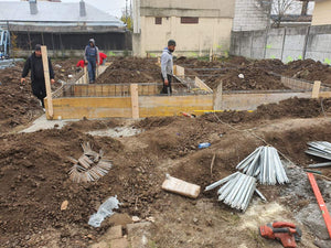 Reinforcement and Formwork for Metal House Foundation Beams thumbnail