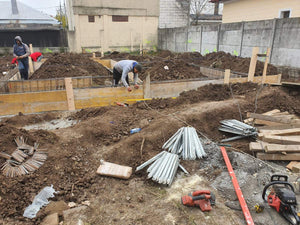 Reinforcement and Formwork for Metal House Foundation Beams thumbnail