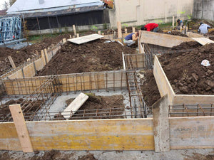 Reinforcement and Formwork for Metal House Foundation Beams thumbnail