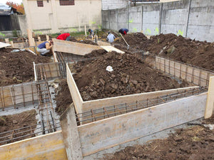 Reinforcement and Formwork for Metal House Foundation Beams thumbnail