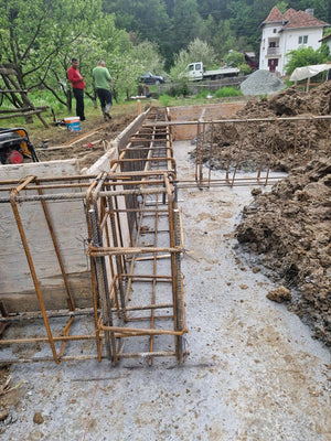 lanting and Formwork for Foundation Beam Reinforcement in a 206 sqm Metal House thumbnail