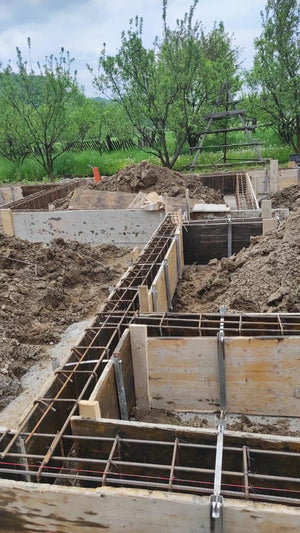 lanting and Formwork for Foundation Beam Reinforcement in a 206 sqm Metal House thumbnail