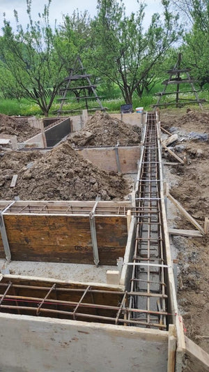 lanting and Formwork for Foundation Beam Reinforcement in a 206 sqm Metal House thumbnail
