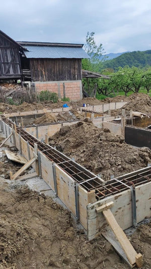 lanting and Formwork for Foundation Beam Reinforcement in a 206 sqm Metal House thumbnail