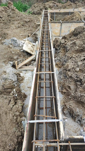 lanting and Formwork for Foundation Beam Reinforcement in a 206 sqm Metal House thumbnail