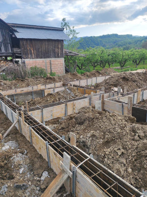 lanting and Formwork for Foundation Beam Reinforcement in a 206 sqm Metal House thumbnail