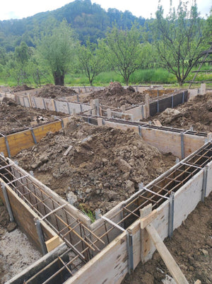 lanting and Formwork for Foundation Beam Reinforcement in a 206 sqm Metal House thumbnail