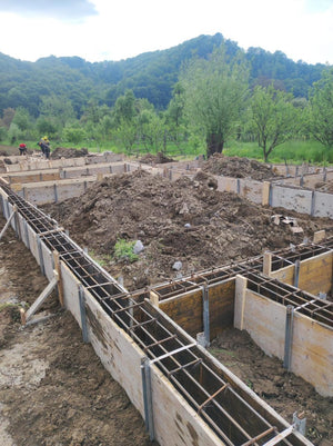 lanting and Formwork for Foundation Beam Reinforcement in a 206 sqm Metal House thumbnail