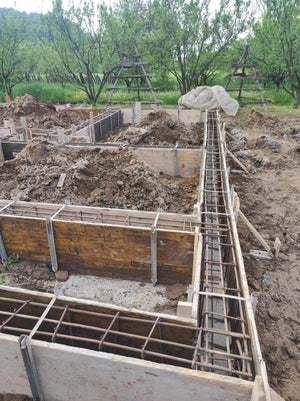 lanting and Formwork for Foundation Beam Reinforcement in a 206 sqm Metal House thumbnail