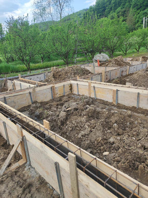 lanting and Formwork for Foundation Beam Reinforcement in a 206 sqm Metal House thumbnail