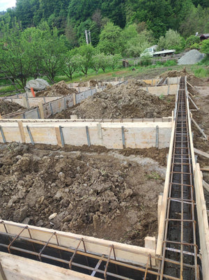 lanting and Formwork for Foundation Beam Reinforcement in a 206 sqm Metal House thumbnail