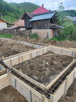 lanting and Formwork for Foundation Beam Reinforcement in a 206 sqm Metal House thumbnail