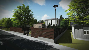 Two Floor Steel Frame House With Two Bedrooms Model 207-069 - modern style house exterior video thumbnail