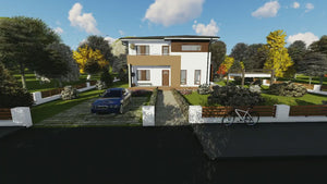 Two Story Steel Frame House With 3 Bedrooms Number 235-043 - modern exterior home video thumbnail