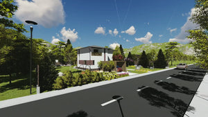 Two Story Steel Frame House With 3 Bedrooms Number 196-040 - home design video thumbnail