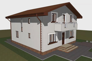 2 Story Steel Frame House With Three Bedrooms Model 235-005 - home design video thumbnail