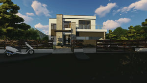2 Story Steel Frame House With Three Bedrooms Number 334-062 - modern exterior house video thumbnail