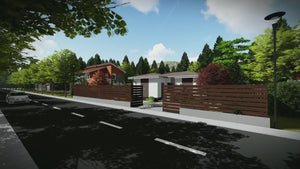One Story Steel Frame House With 2 Bedrooms Number 100-078 - modern house exterior video thumbnail