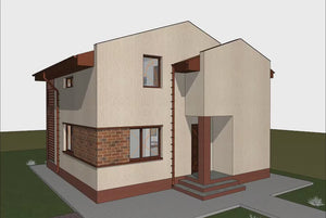 Two Storey Steel Frame House With 2 Bedrooms Model 141-001 - home exterior design video thumbnail