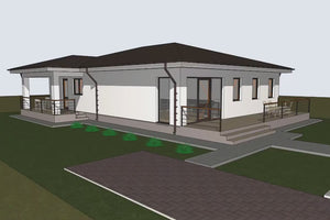 Single Story Steel Frame House With 2 Bedrooms Model 174-012 - house exterior video thumbnail