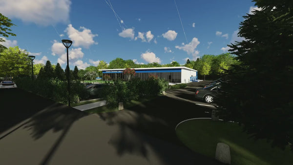 One Storey Commercial Steel Frame Building Construction 006 - building design video