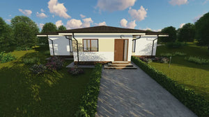 1 Story Steel Frame House With 2 Bedrooms Model 124-037 - home design video thumbnail