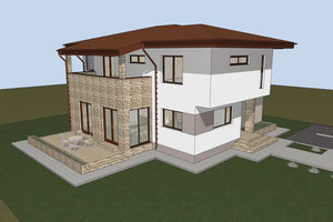 Two Storey Steel Frame House With 3 Bedrooms Model 241-003 - home design video thumbnail