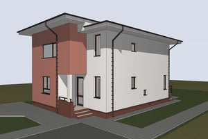 Two Storey Steel Frame House With 3 Bedrooms Number 191-016 - modern house design video thumbnail