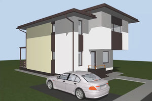 2 Storey Steel Frame House With Three Bedrooms Model 167-023 - home exterior design video thumbnail