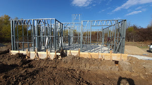 155 sqm House Project, Ground Floor Metal Structure Installation thumbnail